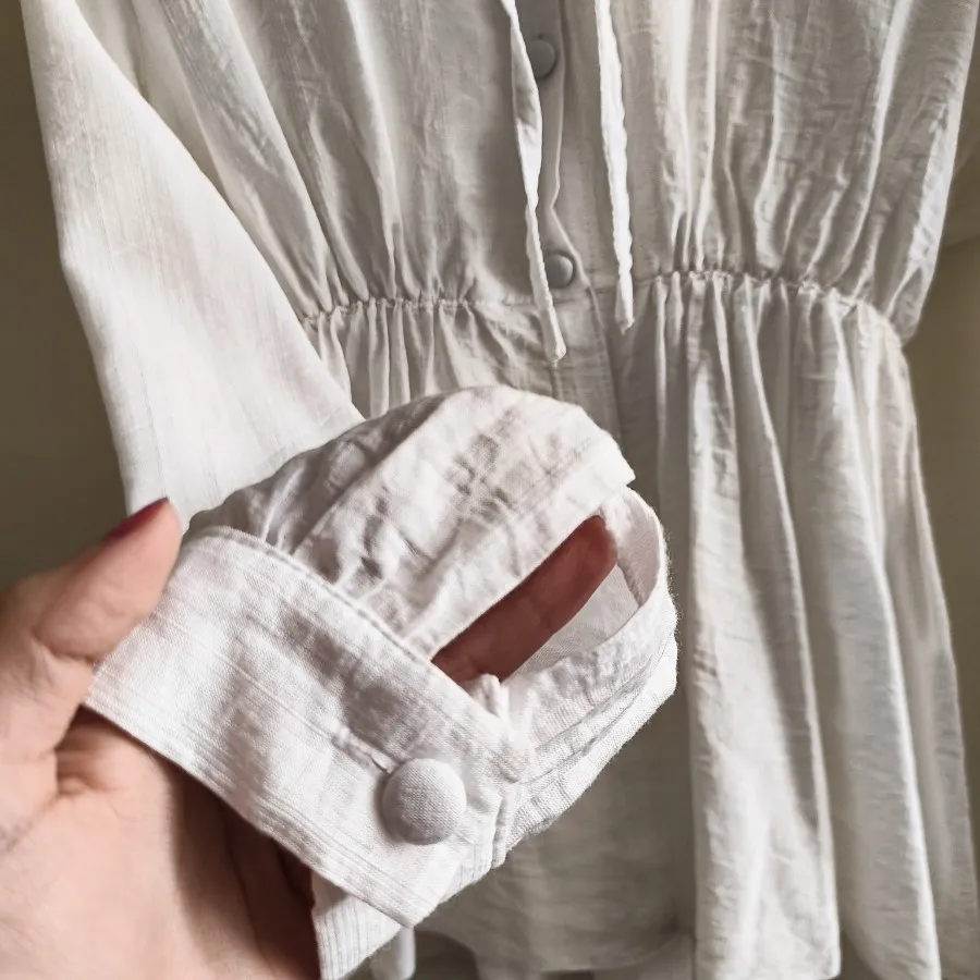 شومیز عروسکی سفید