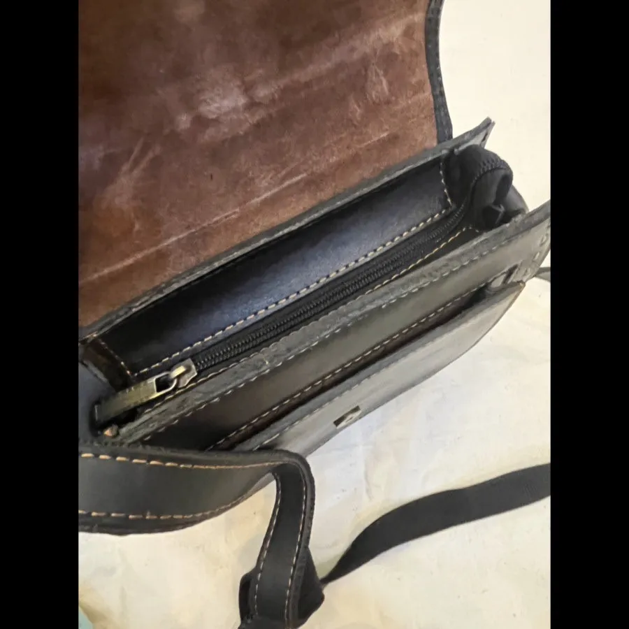 کیف مشکی چرم مشهد