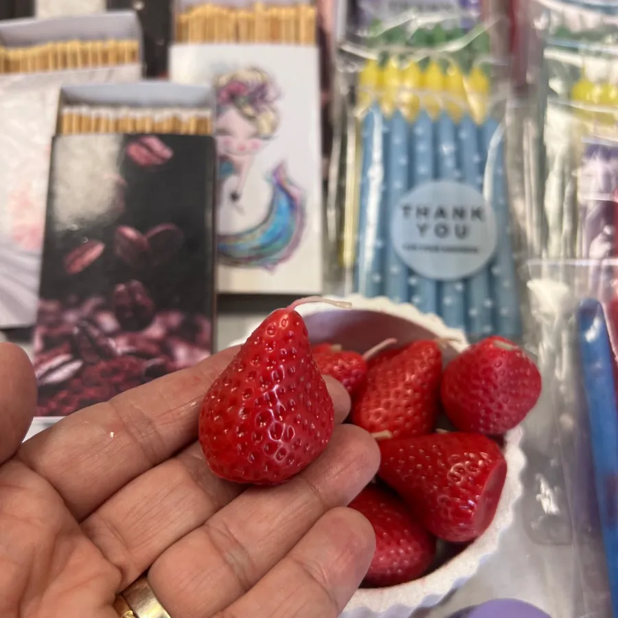 شمع طرح گل