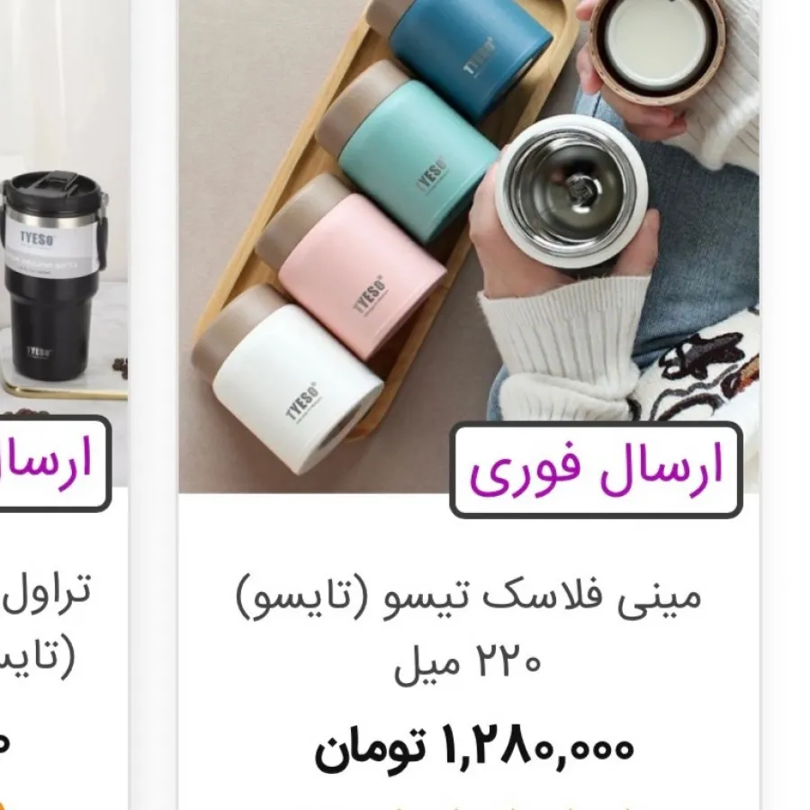 مینی فلاسک تیسو
