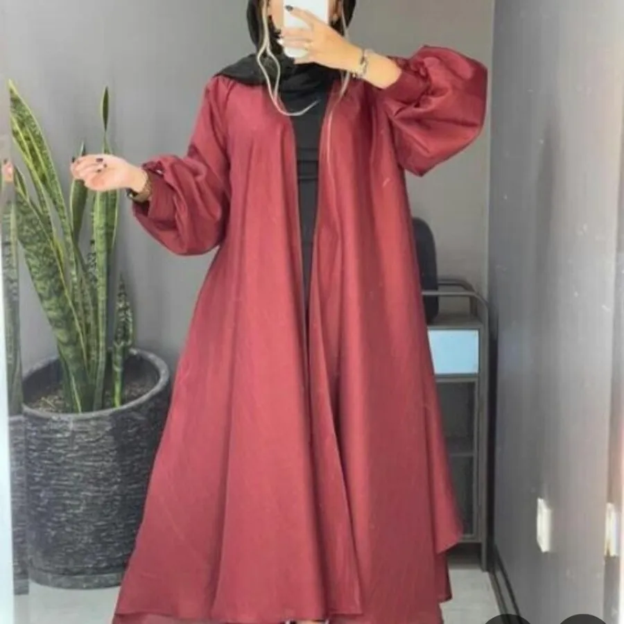 مانتو حریر بلند
