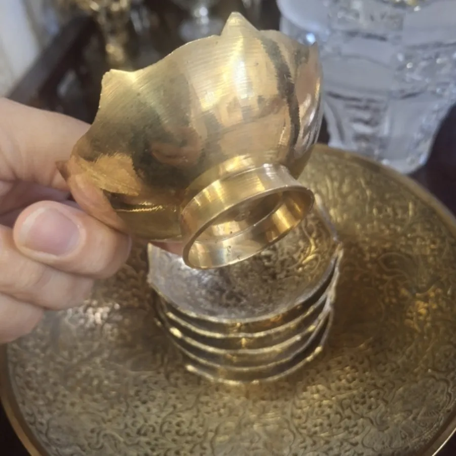 آجیل خوری 7 پارچه برنز