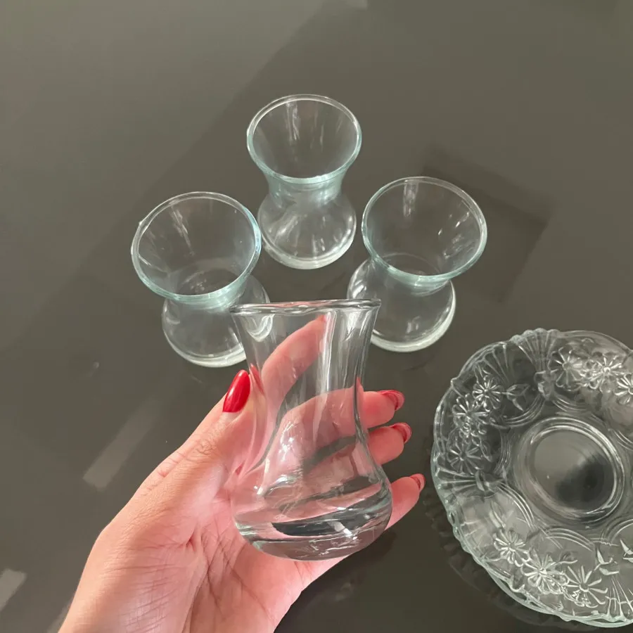 ست لیوان نلبکی