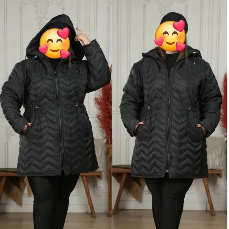 کاپشن زنانه سایز بزرگ