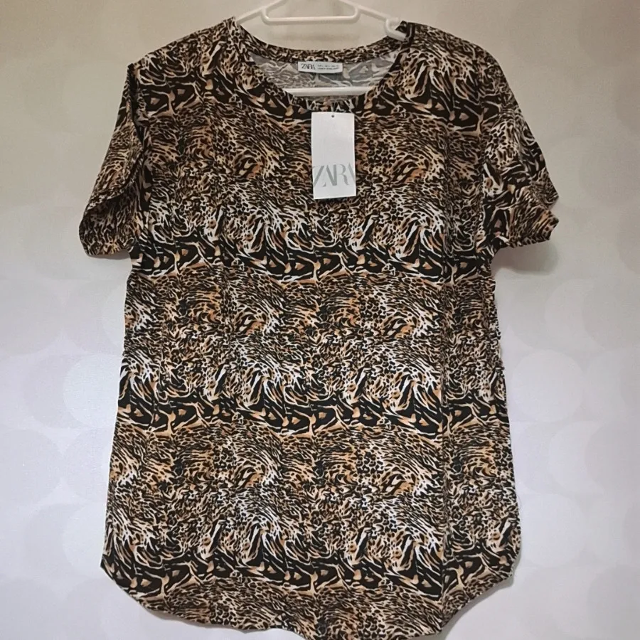 تیشرت نخی zara