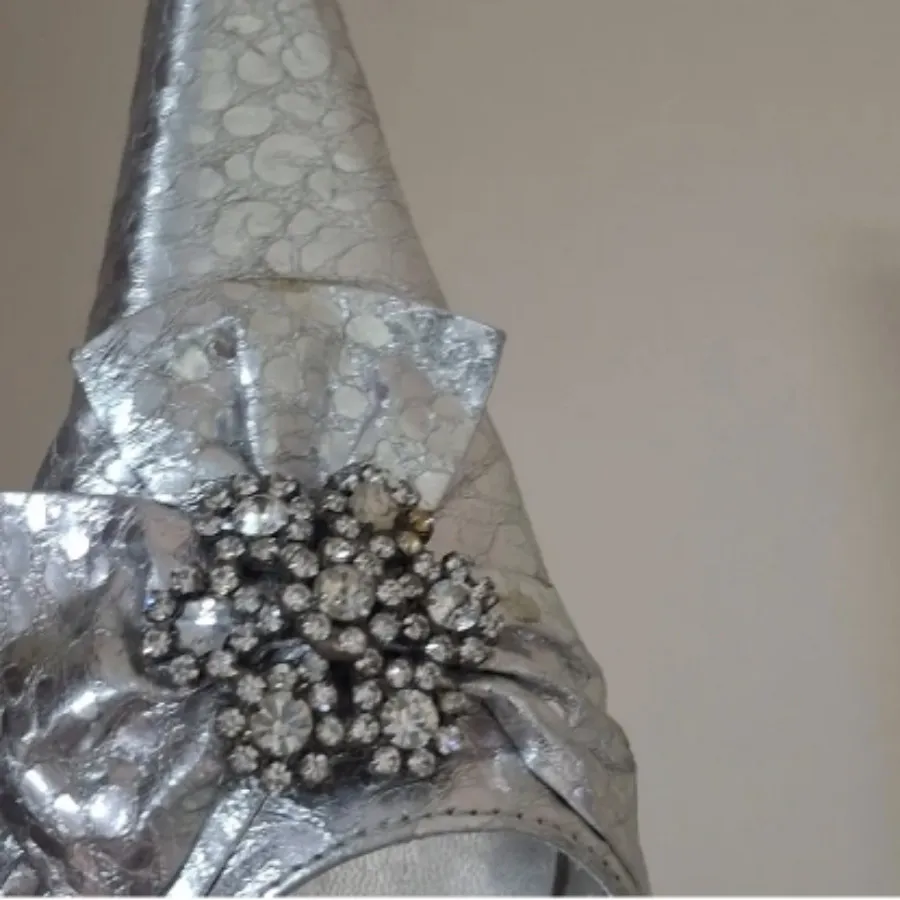 کفش نقره ای مجلسی