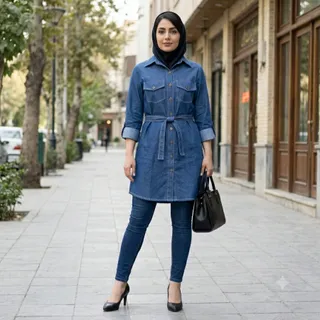 مانتو طرح جین