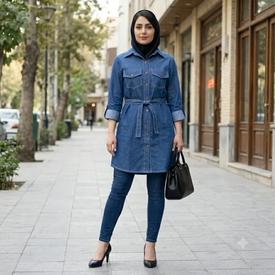 مانتو طرح جین