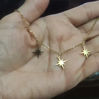 گردنبند ستاره کپی طلا