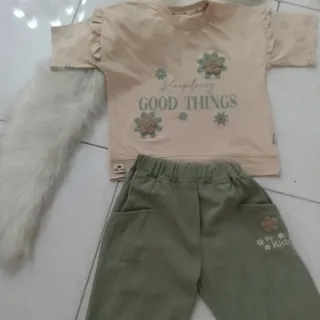 شلوارک وتی شرت ست دخترانه