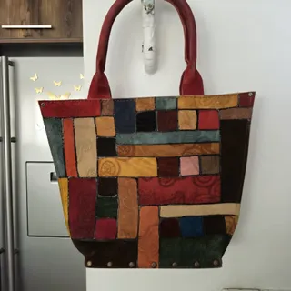 کیف هنری چرم