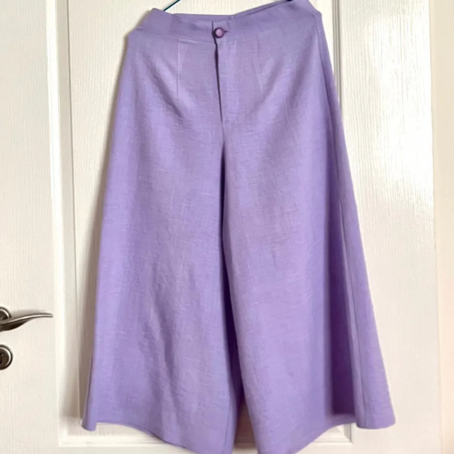 شلوار دامنی یاسی