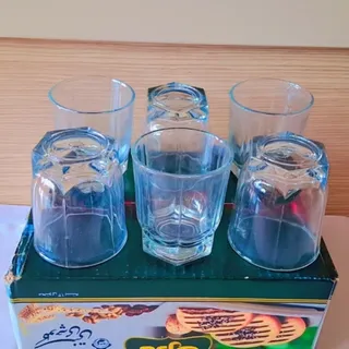 یک دست لیوان شوروی