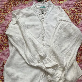 شومیز سفید نو