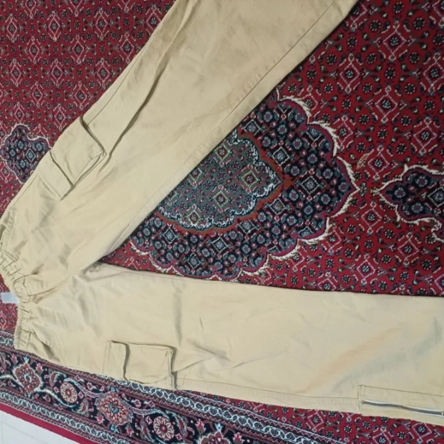 شلوار کتان کارگو