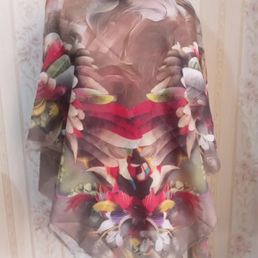 روسری طرح طاووس