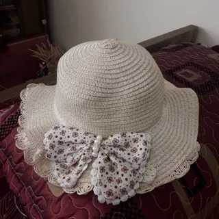 کلاه   حصیری بچگانه