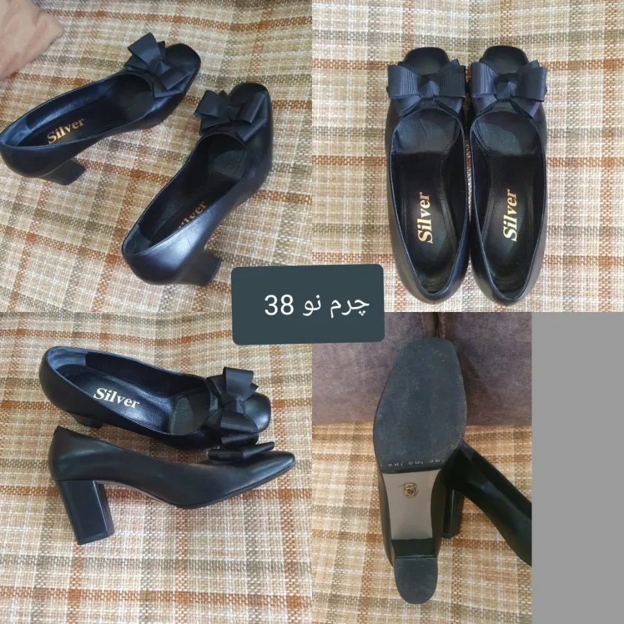 کفش مجلسی چرم نو سایز 38