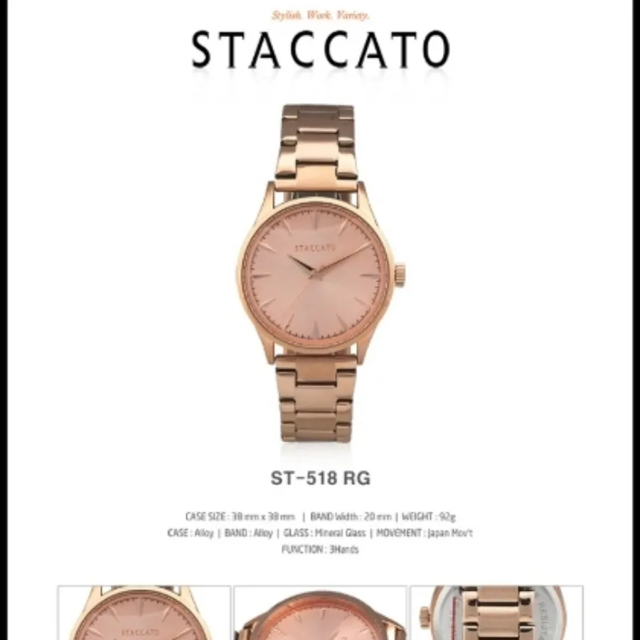 ساعت مچی استیل STACCATO