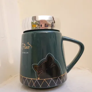 ماگ سرامیکی درب دار