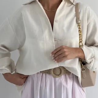 شومیز لینن نو