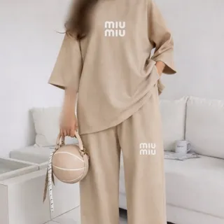 تیشرت شلوار لانگ نخ پنبه