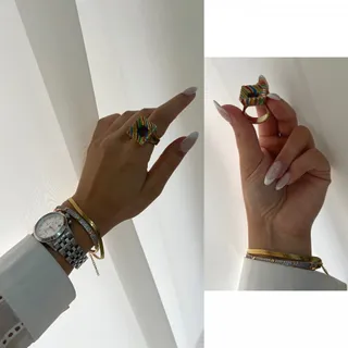انگشتر h&m و دستبند ماری