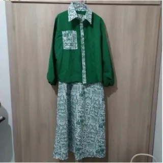 پیراهن نخی ساحلی