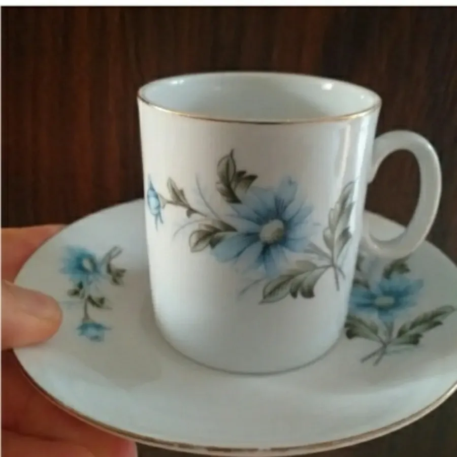 فنجان و نعلبکی چینی کاغذی