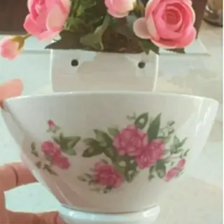 کاسه آبگوشت خوری گل قرمز