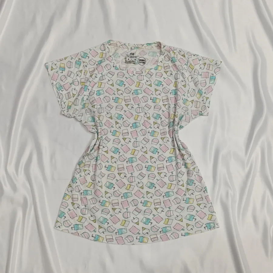 تیشرت نخی H &M طرح بستنی