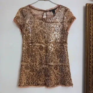 تاپ مجلسی پولکی رزگلد ♥️