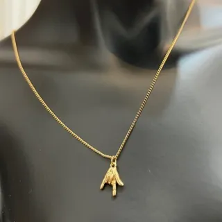 گردنبند روکش طلا