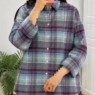 شومیز زنانه خنک چهارخونه