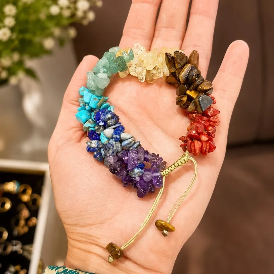 دستبند سنگ 7 چاکراه