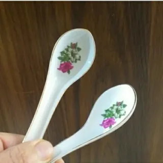 قاشق چینی گل شیپوری
