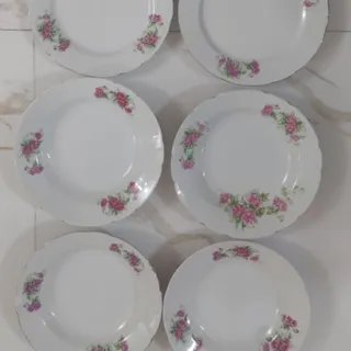 بشقاب برنج خوری گلسرخی