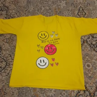 تیشرت لانگ زرد