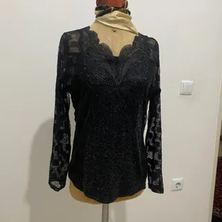 بلوز لمه پروانه ای شیک