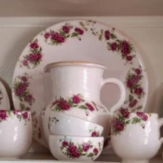 سرویس گلسرخی سرامیک ولعاب