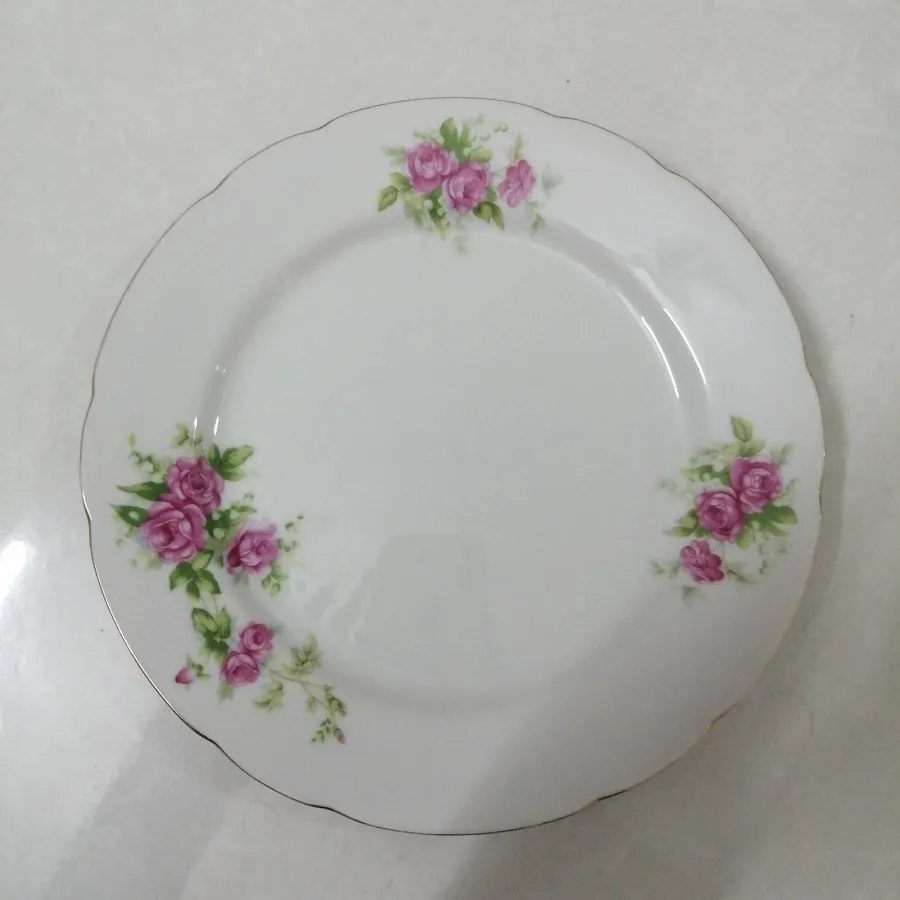 بشقاب برنج خوری گلسرخی