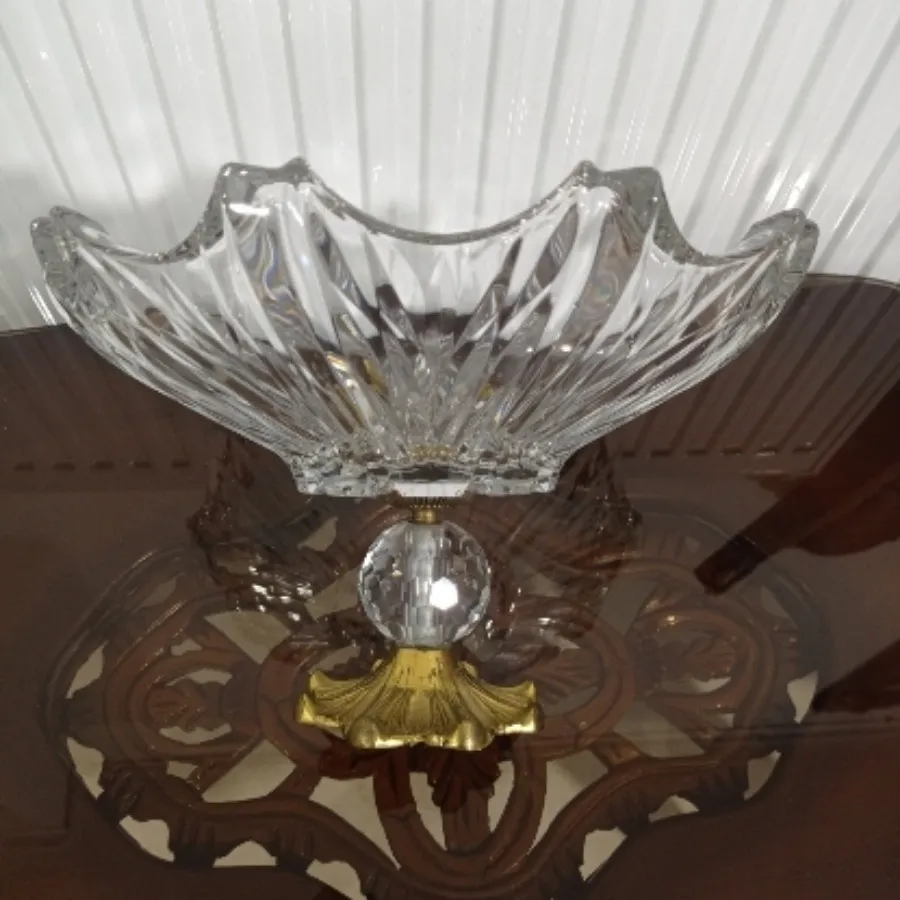 میوه خوری کریستال پایه بر