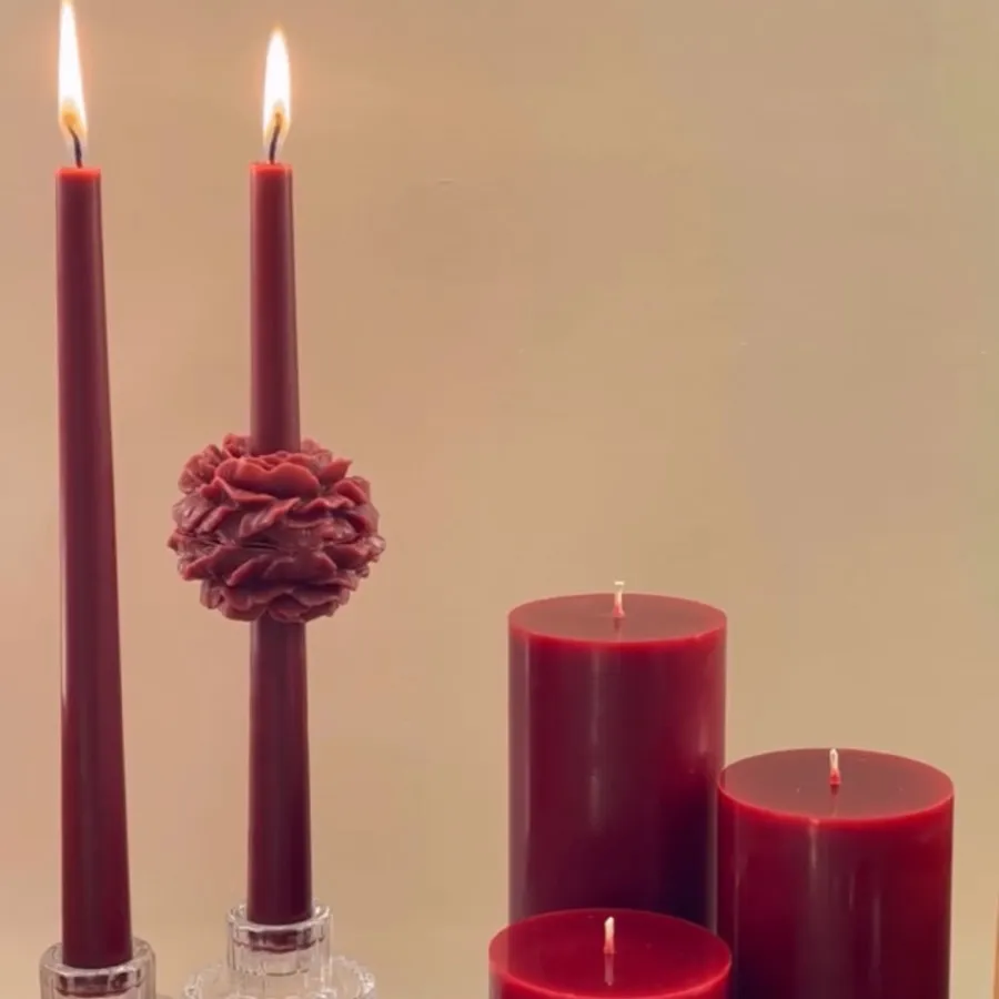 شمع قلمی گلدار