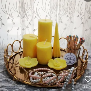 ست شمع استوانه‌ای