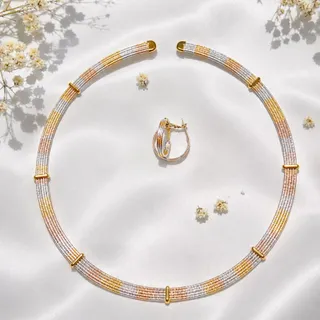 نیم ست ژوپینگ طرح طوق