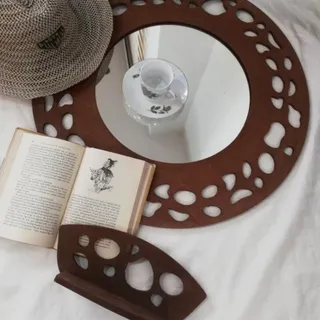 اینه مدرن چوبی