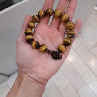 دستبند سنگ چشم ببر 16