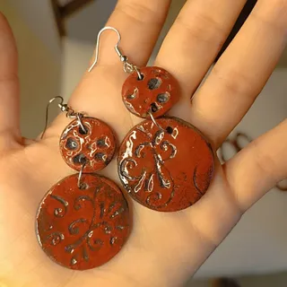 گوشواره ی پلیمری