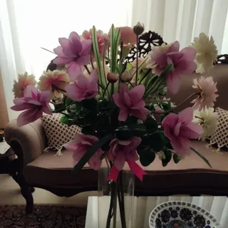 5شاخه گل خارجی ساقه 90 س
