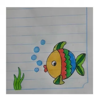 نقاشی حاشیه دفتر